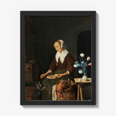 Woman Eating, Known as ‘The Cat’s Breakfast’ by Gabriël Metsu - thumbnail_1_bf_66fc4f618213847b6f35794b
